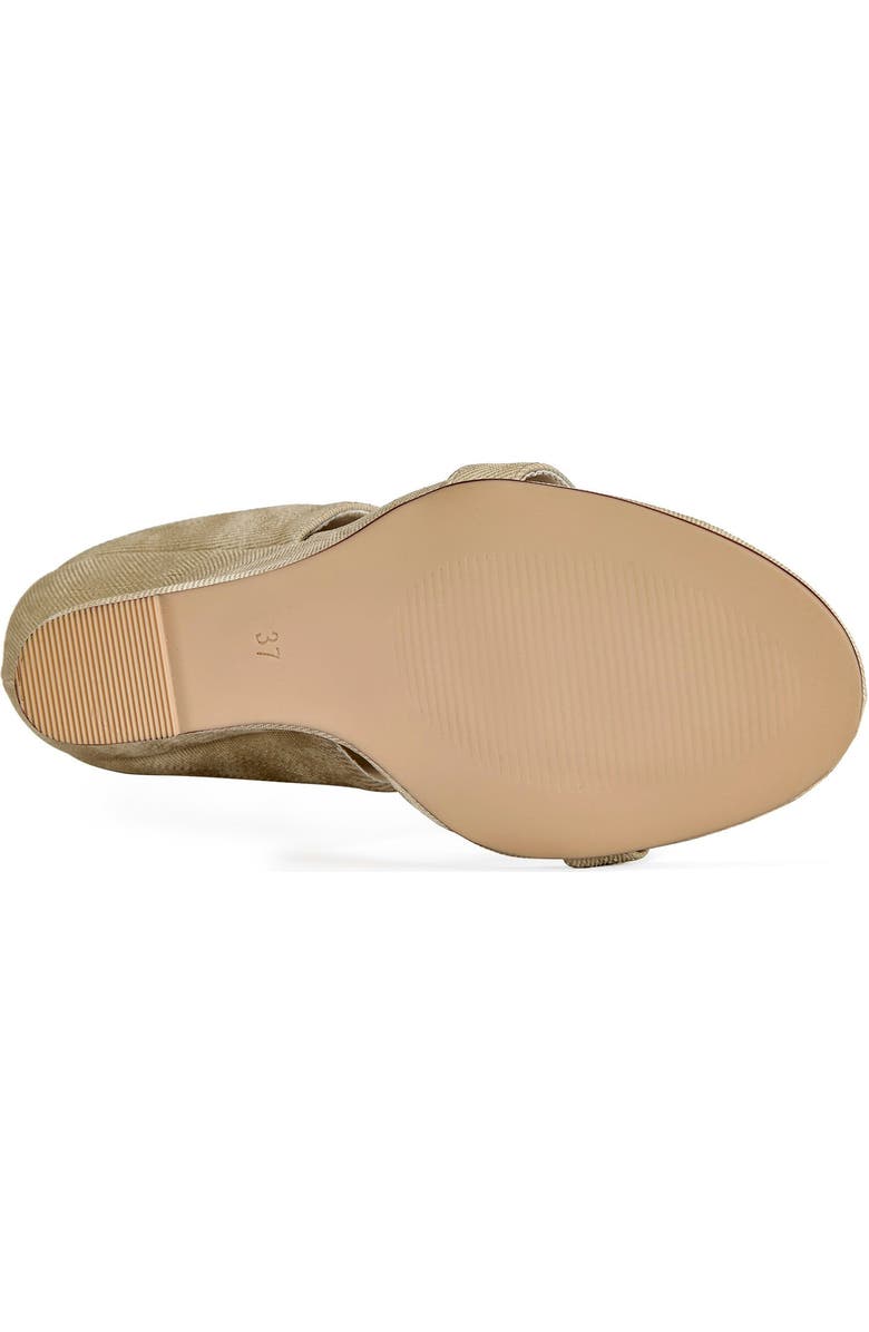 AZALEA WANG Raffaello Wedge Sandal, Alternate, color, Beige