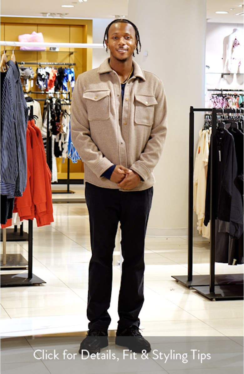 Wool Blend Shirt Jacket, sales video thumbnail