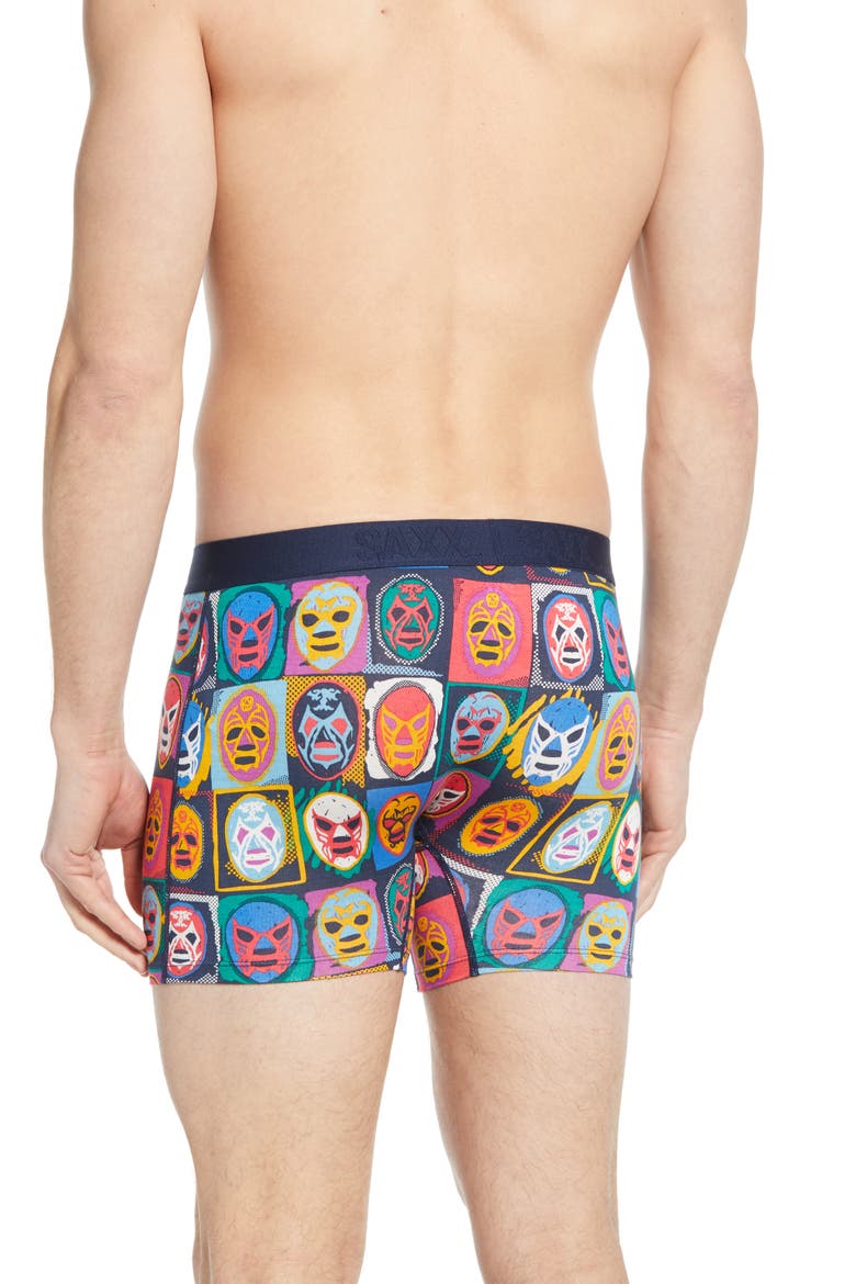 Vibe Luchadores Boxer Briefs, Alternate, color, NAVY LUCHA LIBRE