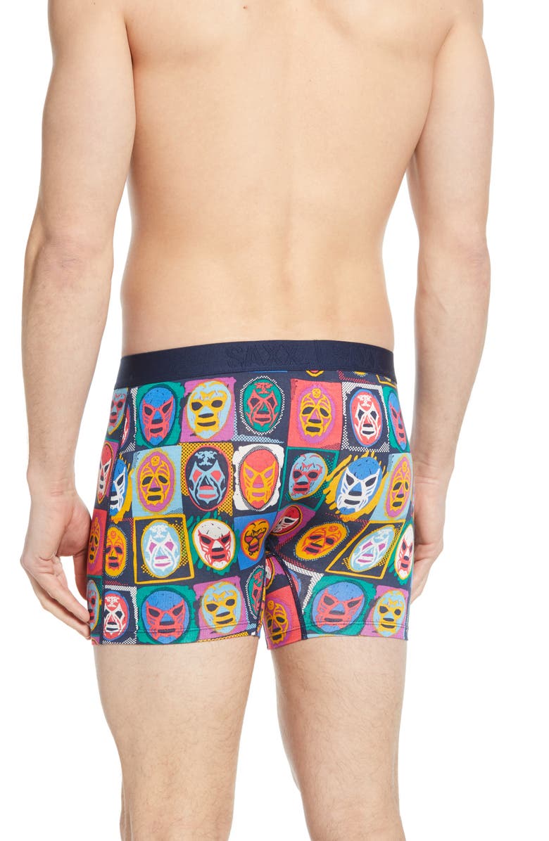 SAXX Vibe Luchadores Boxer Briefs, Alternate, color,