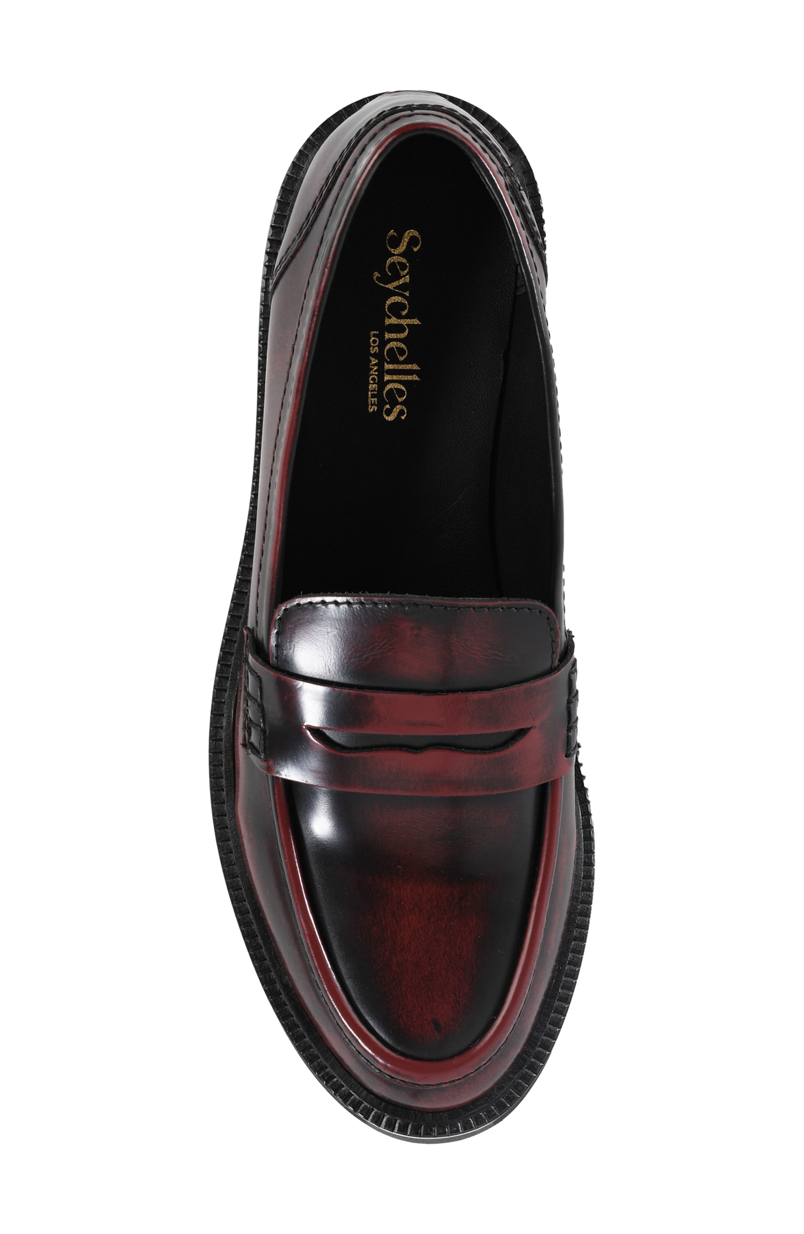 Dover Penny Loafer, Alternate, color, BURGUNDY