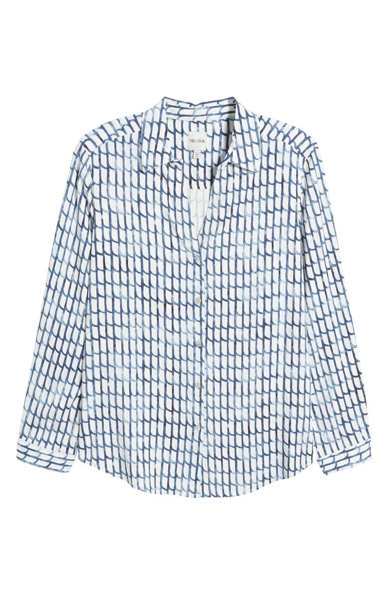 NIC+ZOE Lattice Live-In Shirt, Alternate, color, 