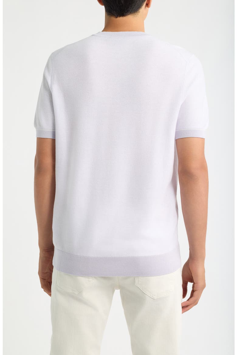 H-Nalon Textured Cotton & Lyocell Top, Alternate, color, LIGHT/ PASTEL PURPLE