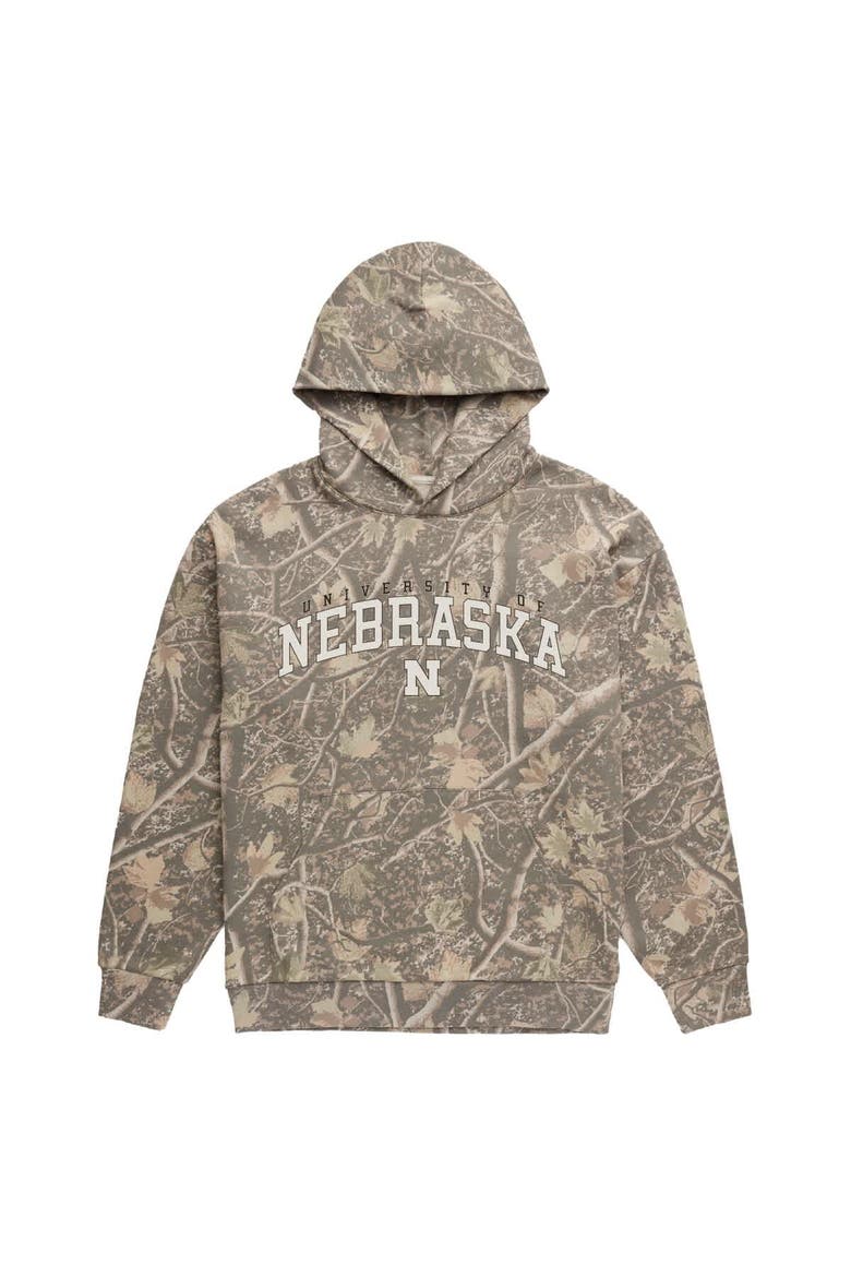 Men's Uscape Apparel  Camo Nebraska Huskers Back Bay Fleece Hoodie, Main, color, Camo