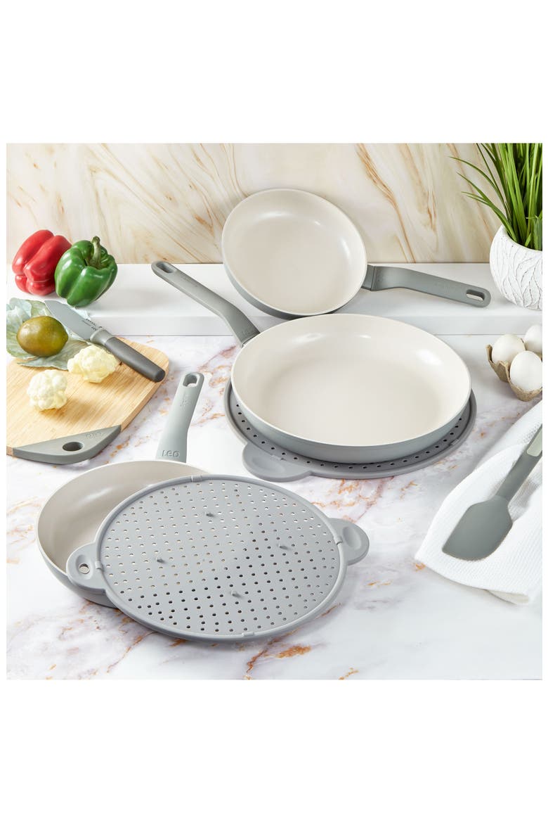 Leo Balance 3-Piece Pan Set, Alternate, color, MOONMIST