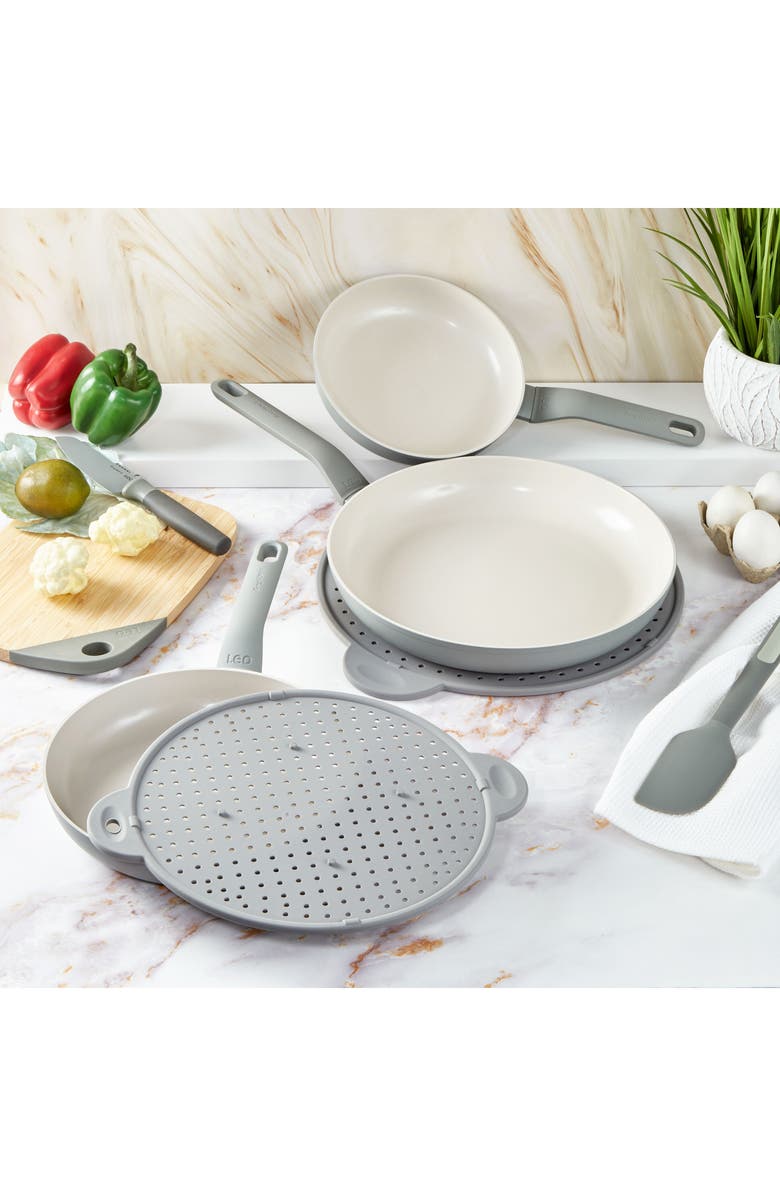 BergHOFF Leo Balance 3-Piece Pan Set, Alternate, color, Moonmist