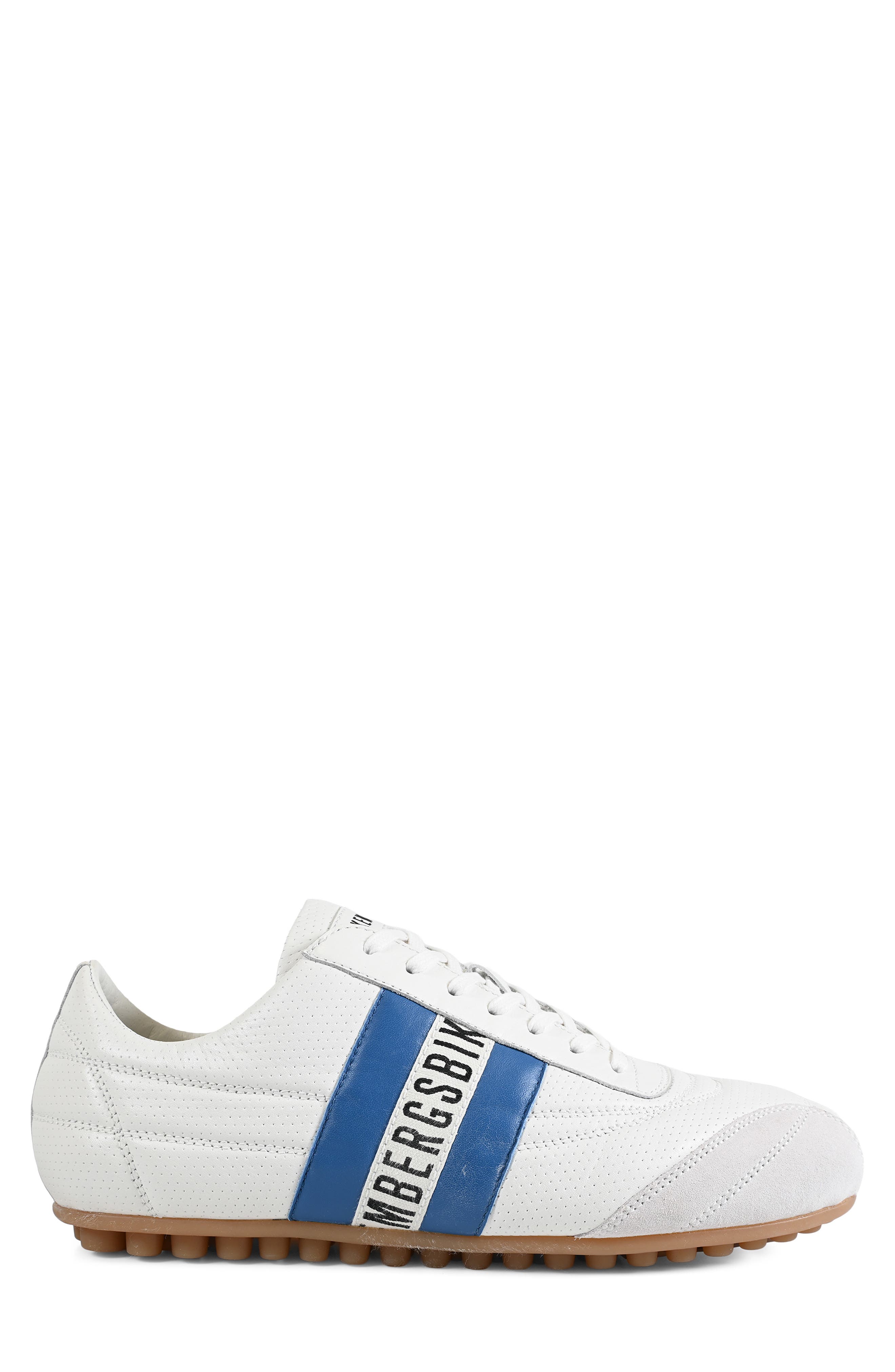BIKKEMBERGS Logo Stripe Sneaker, Alternate, color, White