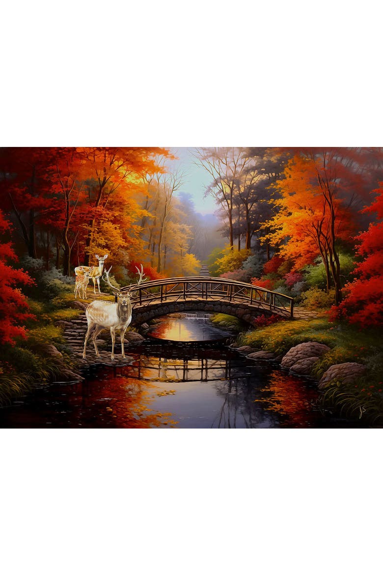 Bridge of Serenity 500 piece Jigsaw Puzzle for Adults, Alternate, color, Multicolor