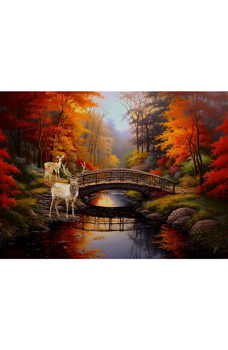 Sunsout Bridge of Serenity 500 piece Jigsaw Puzzle for Adults, Alternate, color, Multicolor