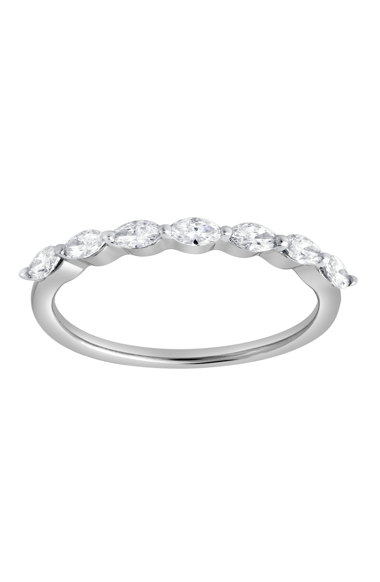 LuvMyJewelry Serelyn 14K Gold 0.35 Ct Marquise Lab Grown Diamond Band Ring, Main, color, 14K White Gold