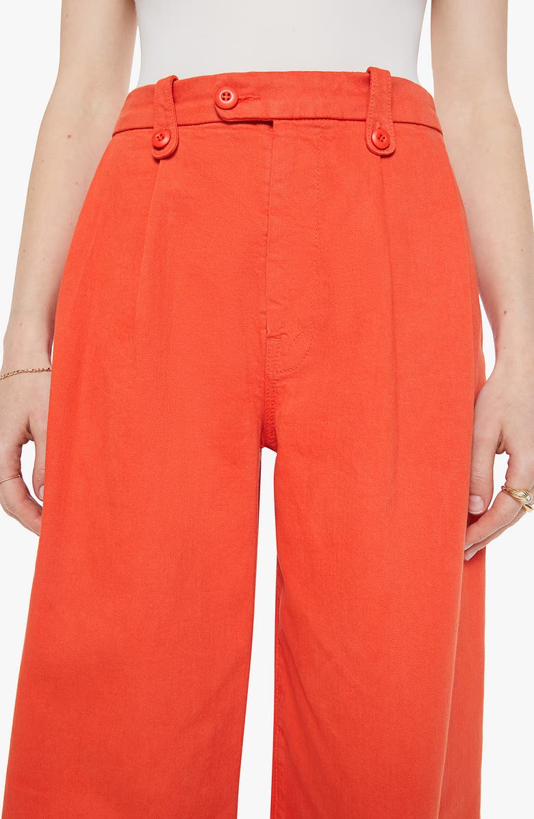 MOTHER The Under Wraps High Waist Wide Leg Pants, Alternate, color, Devil May Care Poinciana
