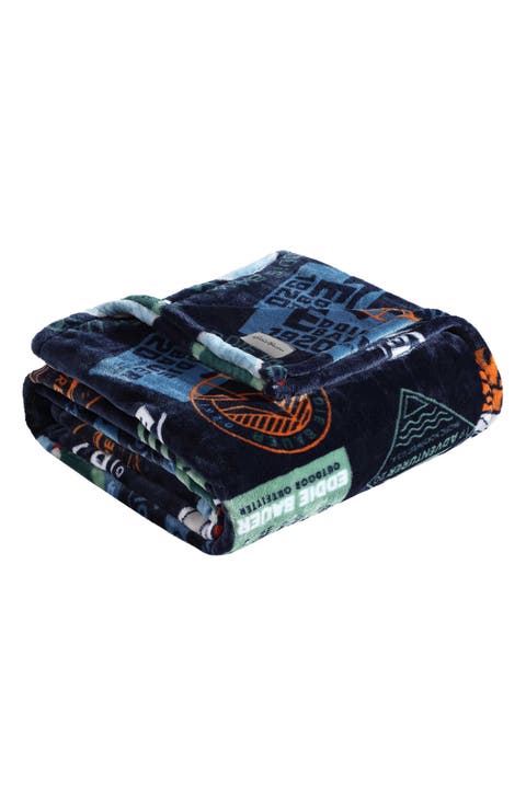 Stamps Logo Plush Throw Blanket