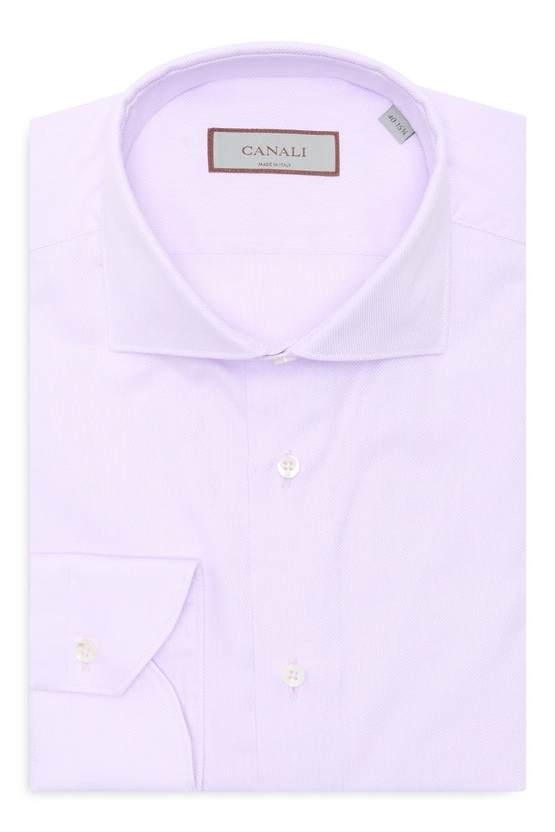 Cotton Dress Shirt, Main, color, PURPLE
