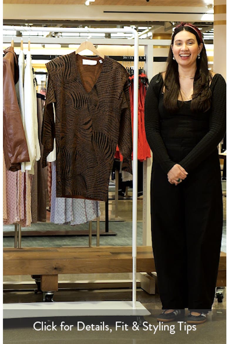 Elijah Long Sleeve Wool & Cashmere Sweater Dress video