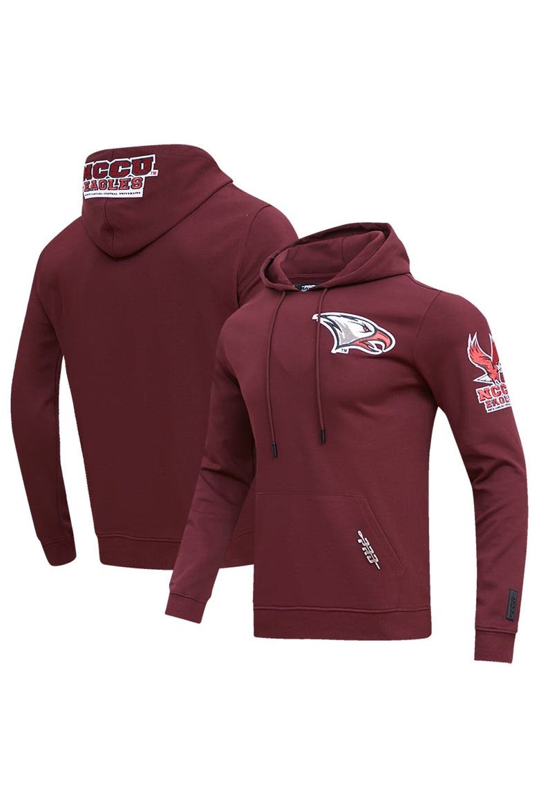 Men's Pro Standard Maroon North Carolina Central Eagles University Classic Pullover Hoodie, Main, color, Maroon