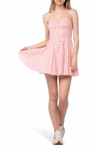 Sleeveless Smocked Minidress