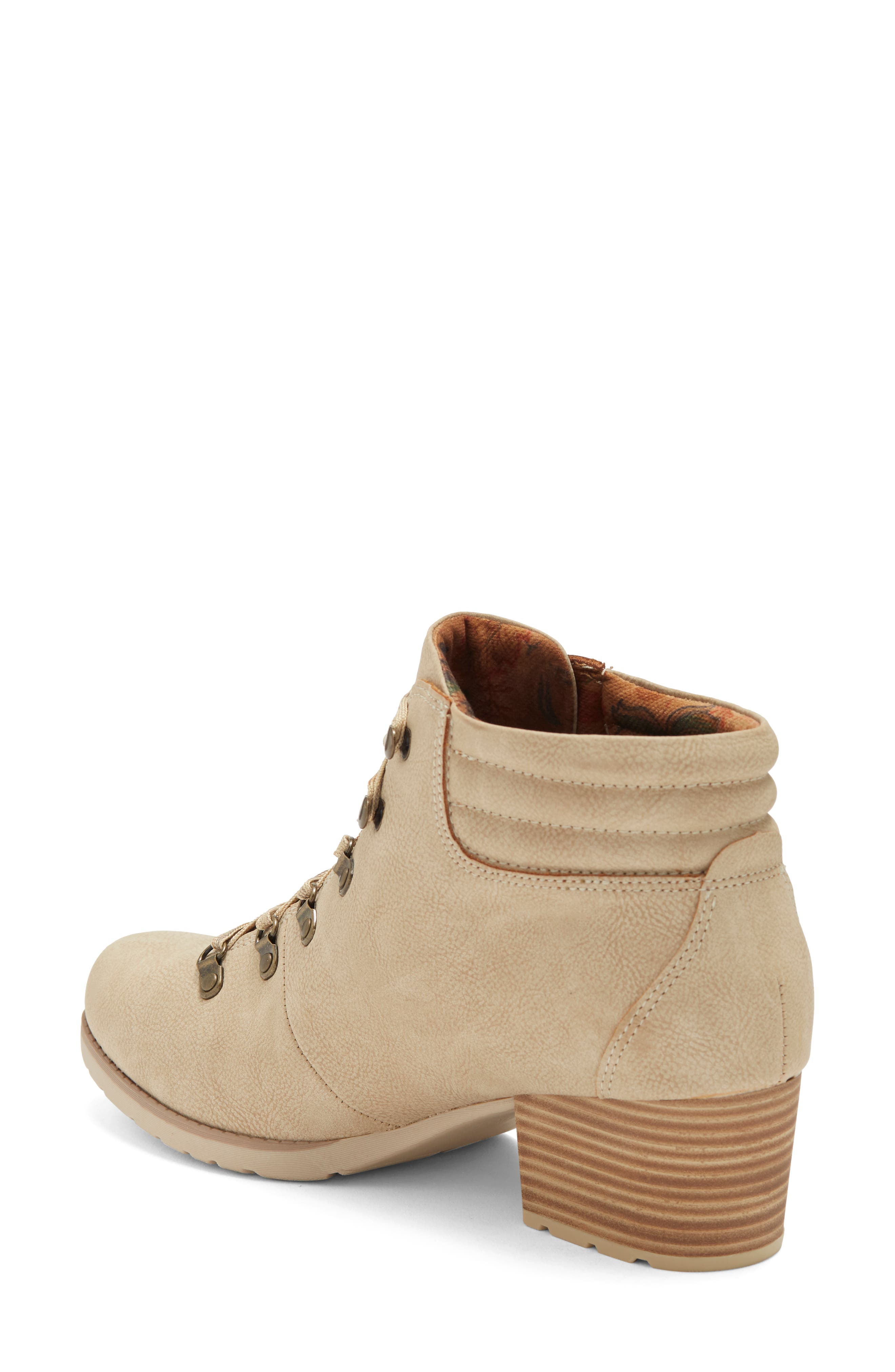 Born Carson Bootie, Alternate, color, OFF WHITE NUBUCK