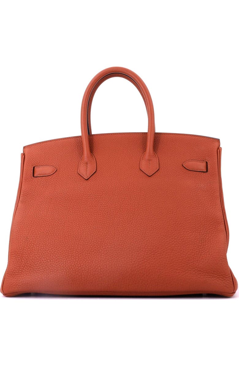 Pre-Owned Hermes Birkin Handbag Brown Togo with Palladium Hardware 35, Alternate, color, Cuivre