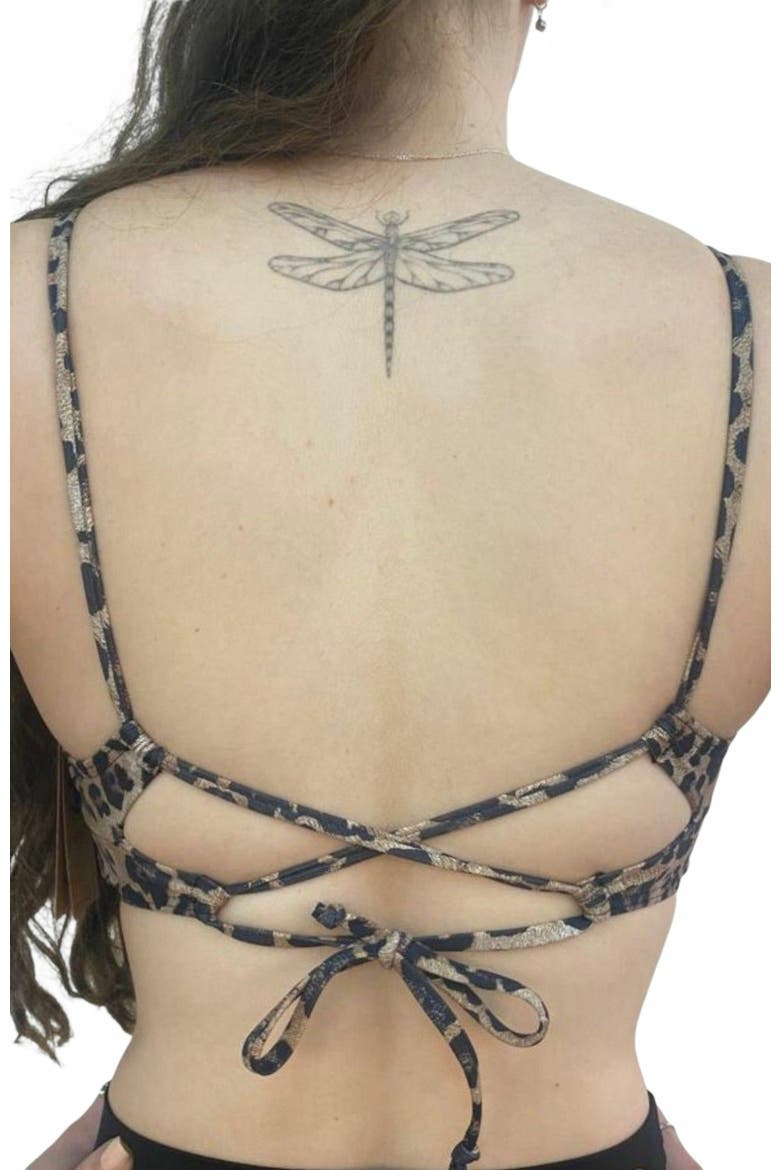 Bikini Top Jordan, Alternate, color, Leopard