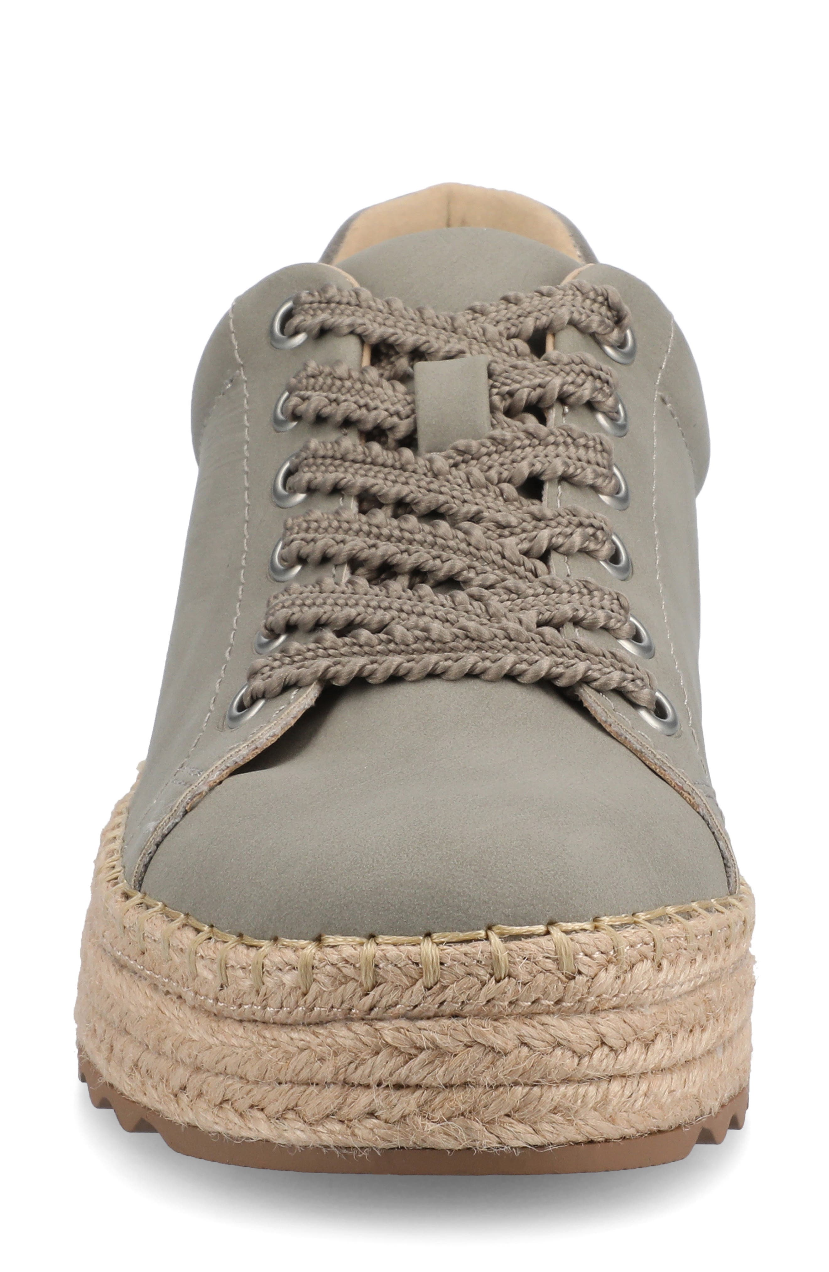 Cosima Espadrille Sneaker, Alternate, color, GREIGE/PEWTER