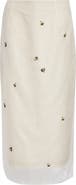 BERNADETTE Roxane Embroidered Skirt