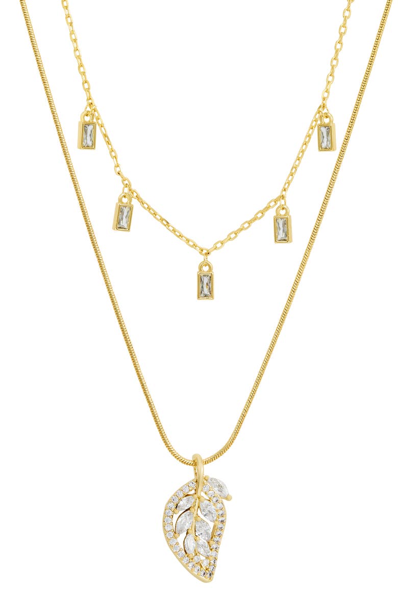 Set of 2 Necklaces, Alternate, color, YELLOW