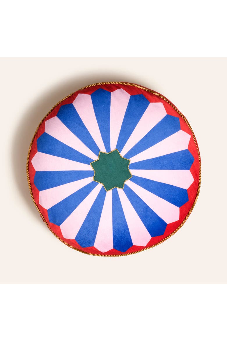 Hansi Digital Printed Round Home Accent, Main, color, Multicolor