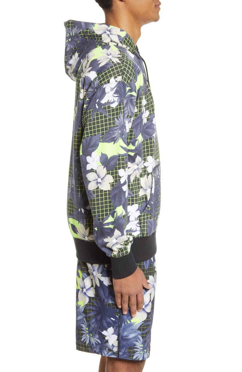 Nike SB Paradise Floral Print Hoodie, Alternate, color,