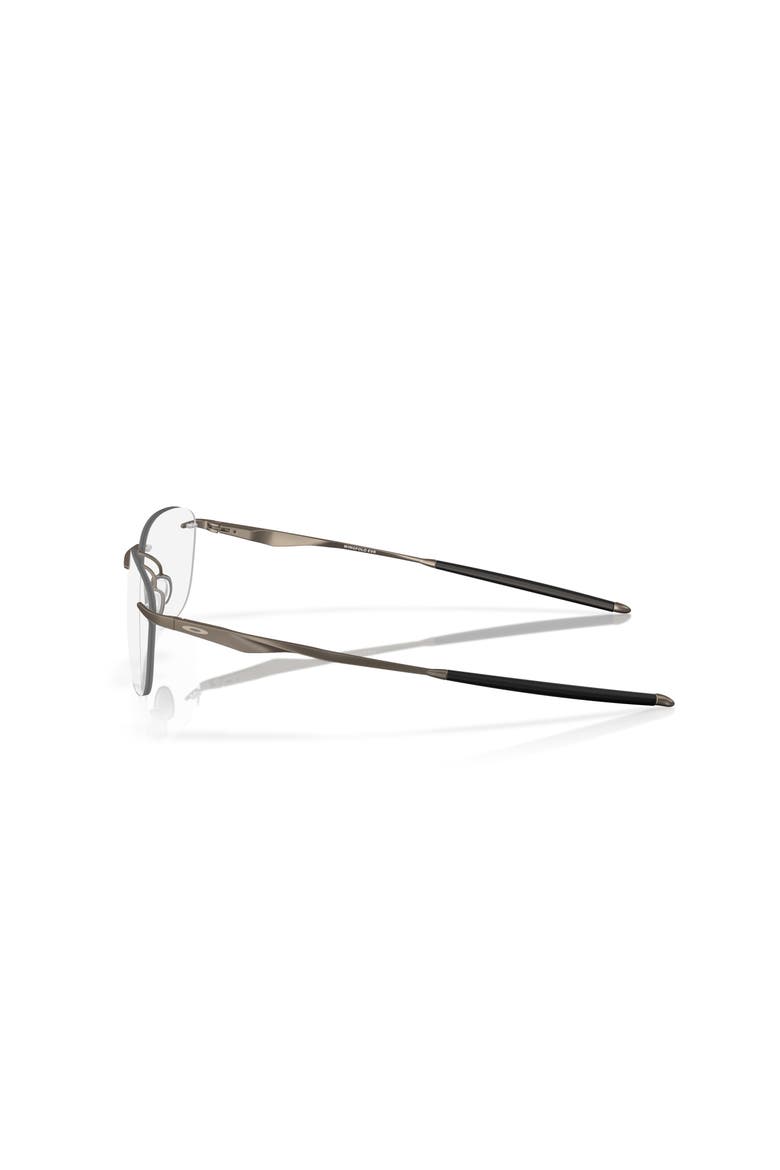 53mm Rectangle optical glasses, Alternate, color, Brown