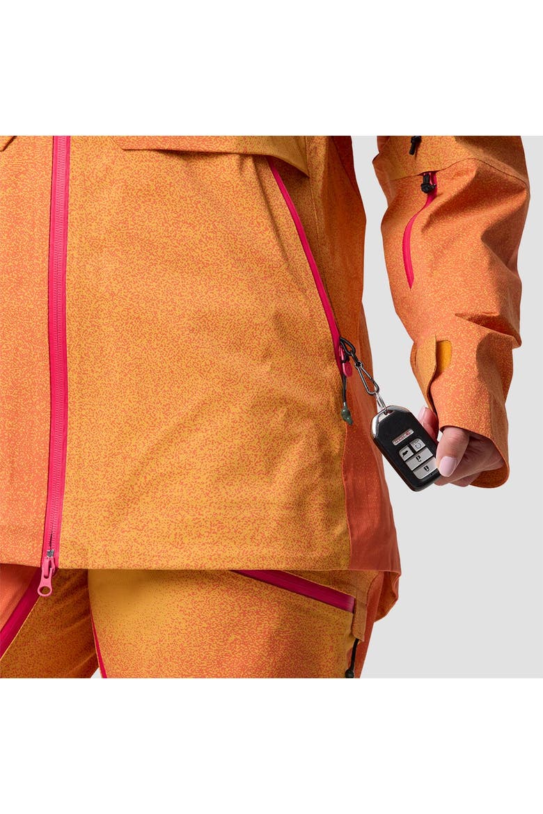 Cottonwoods Lt Xpore 3L Jacket - Women's, Alternate, color, Boundary Orange Ombre/Black