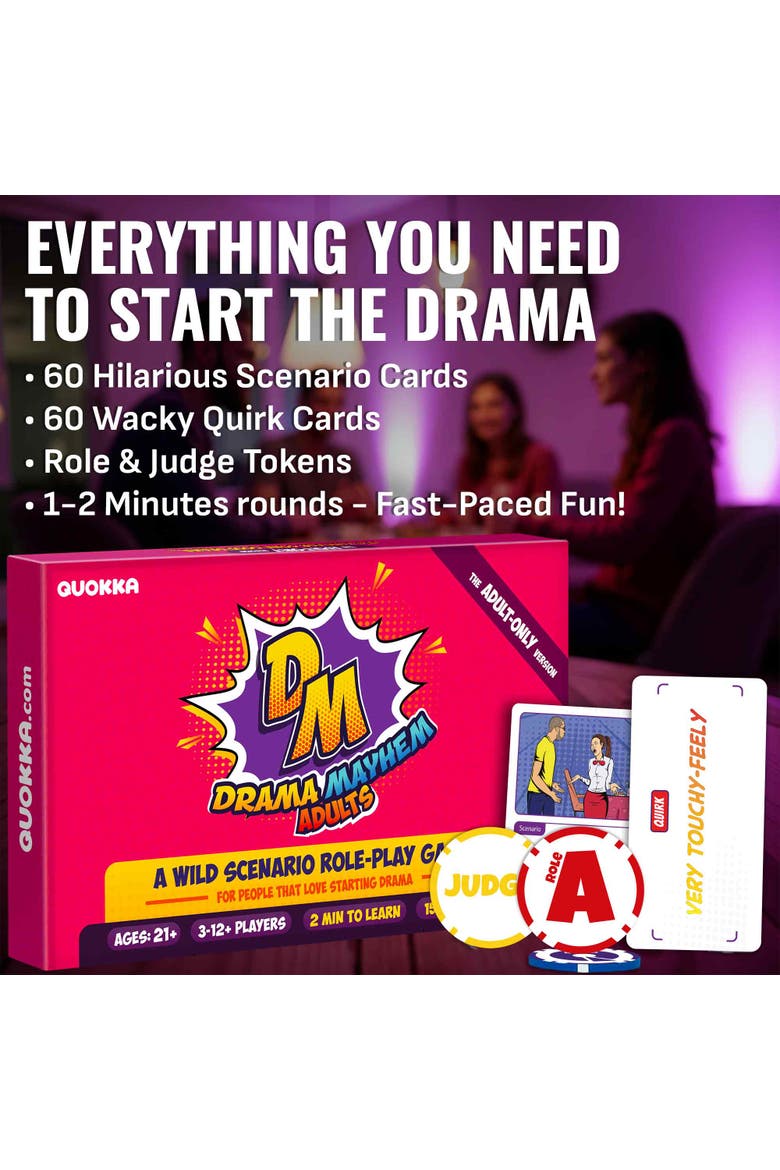 Family Improv Card Game with Scenario, Alternate, color, Adult Original