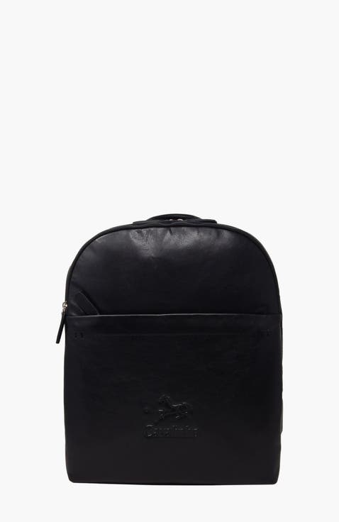 El Cavaleiro 331 Leather Backpack