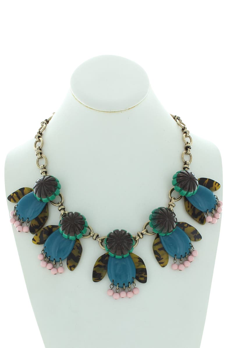 OLIVIA WELLES Garden Party Collar Necklace, Alternate, color, 