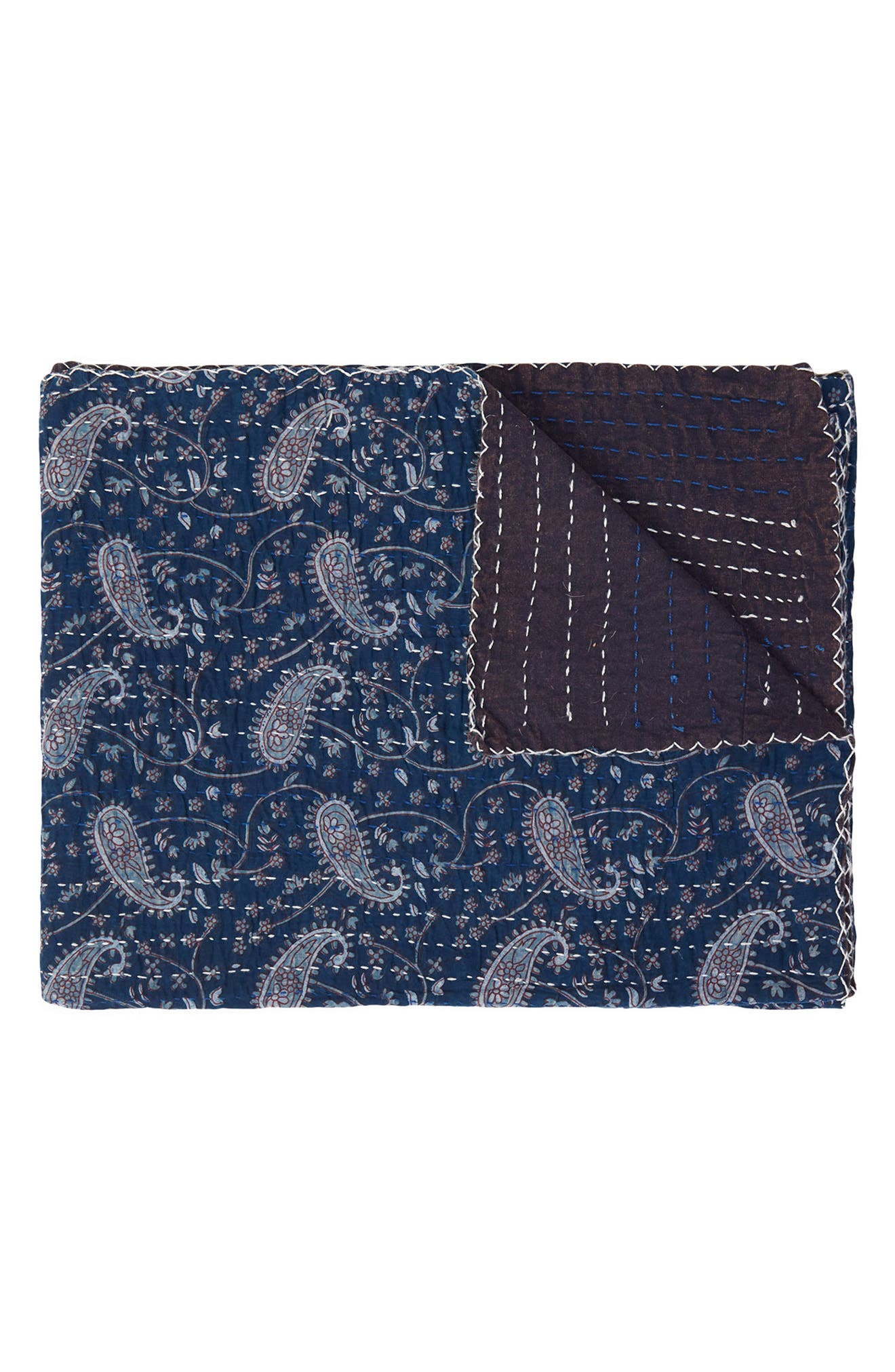 NAVY PAISLEY