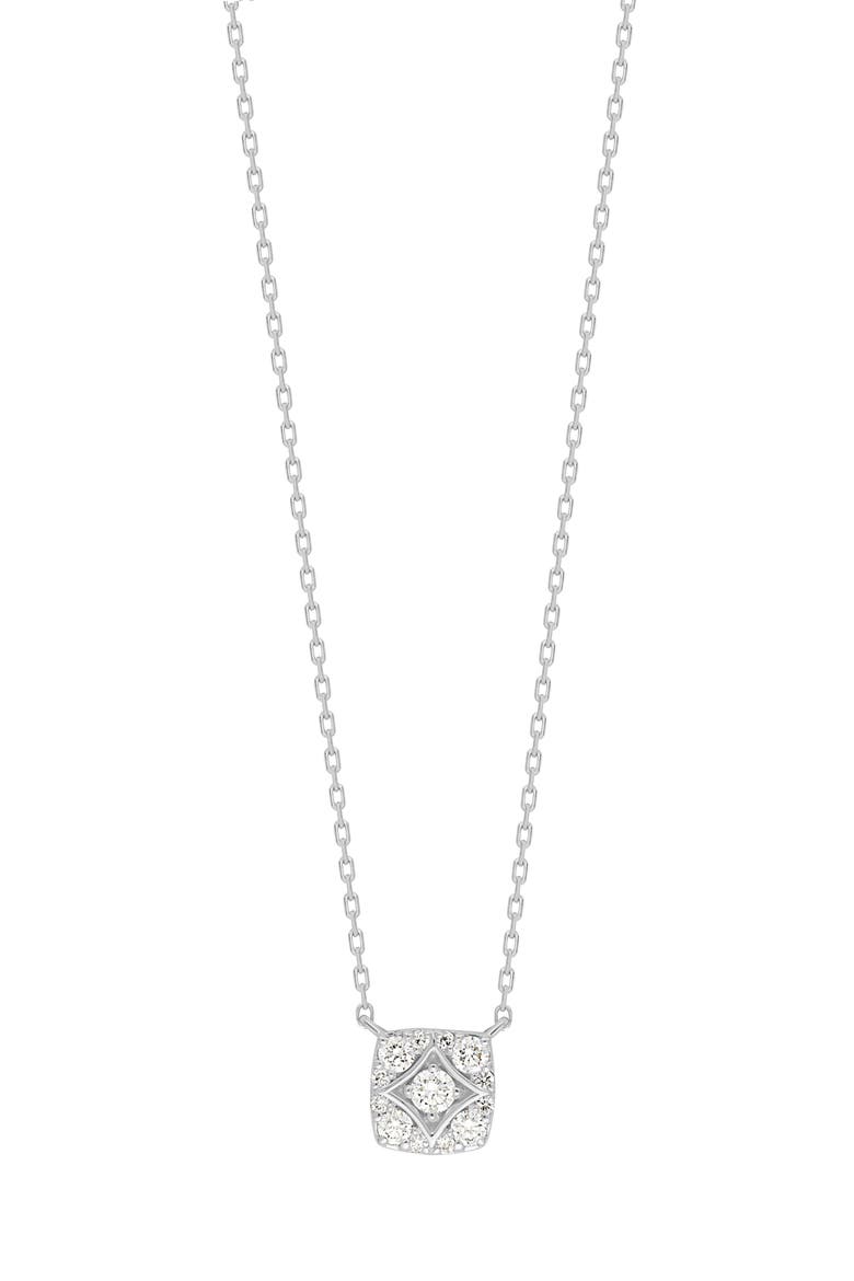 Mika Diamond Pendant Necklace (Nordstrom Exclusive), Main, color, 18K WHITE GOLD