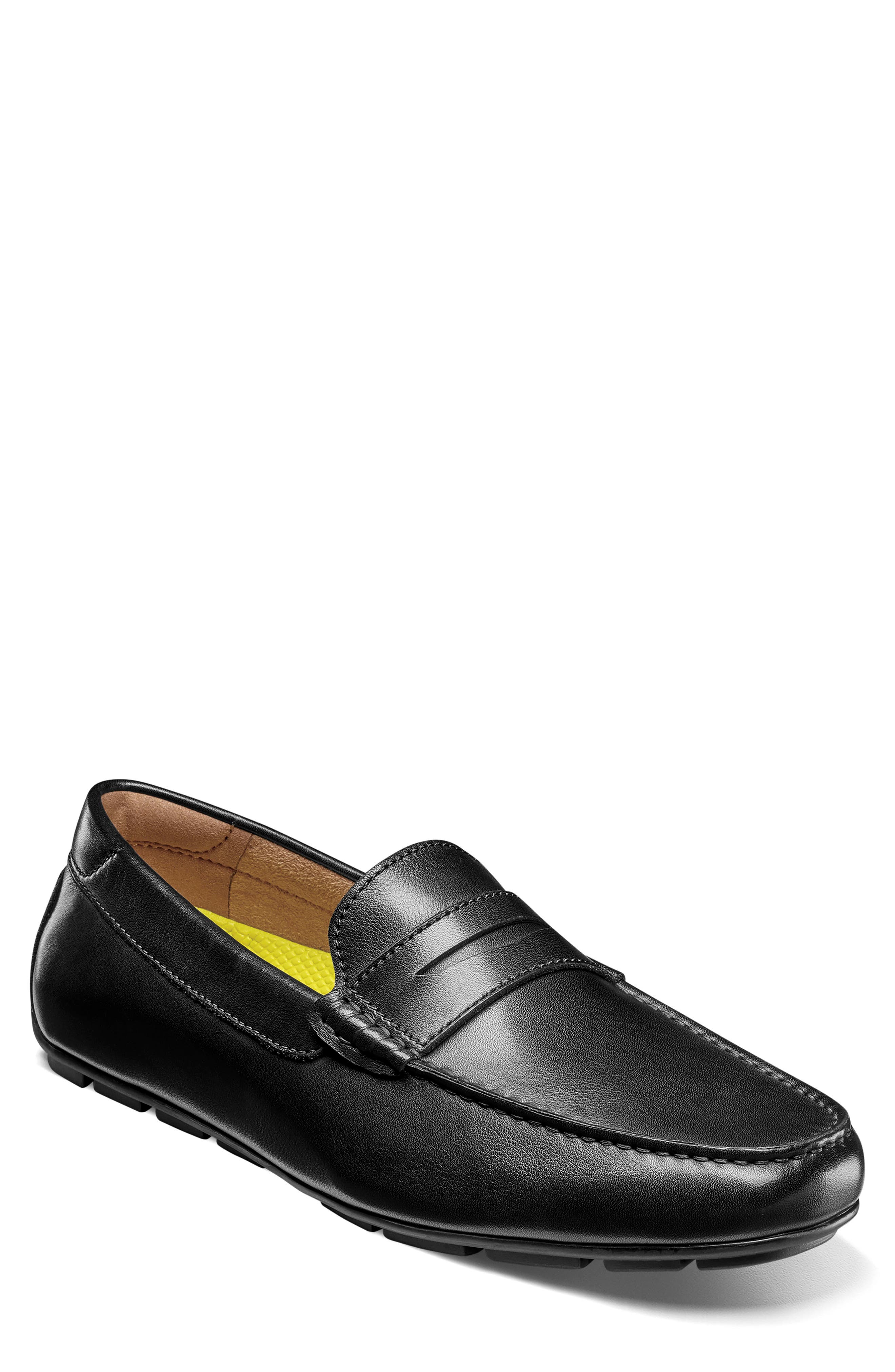 Florsheim Motor Driving Loafer, Main, color, Black