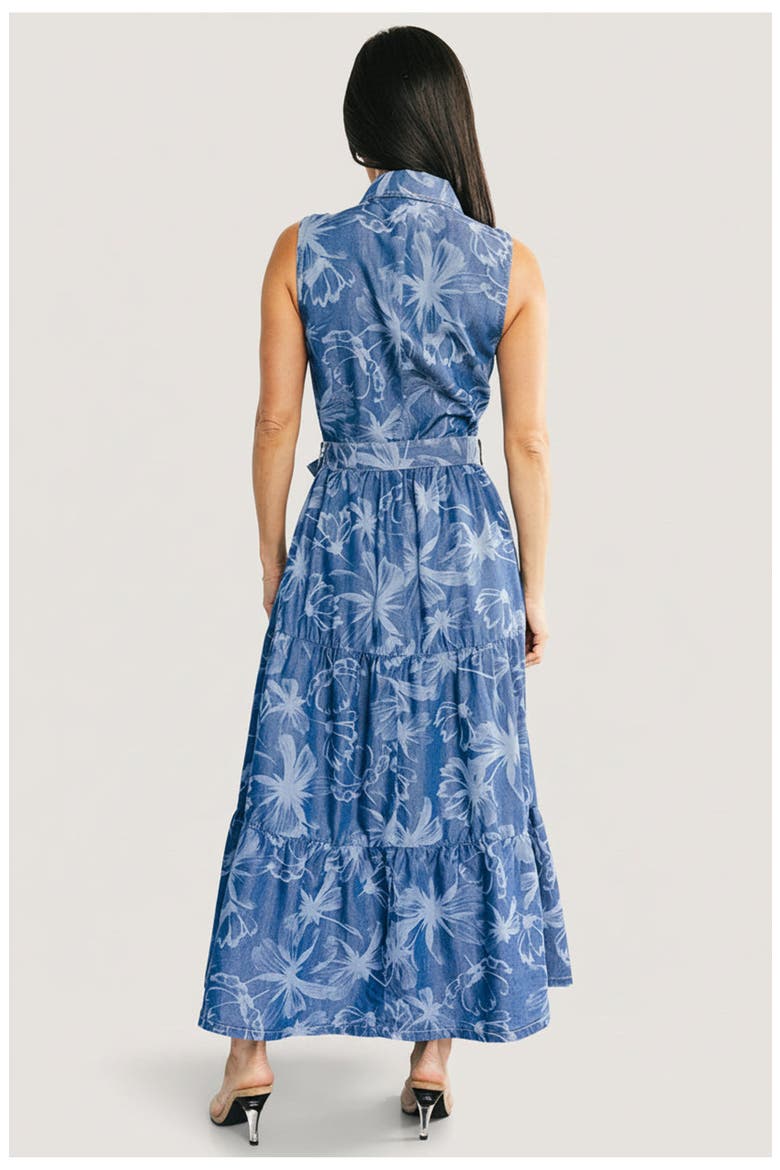Rocío Soft Denim Dress, Alternate, color, Blue Print