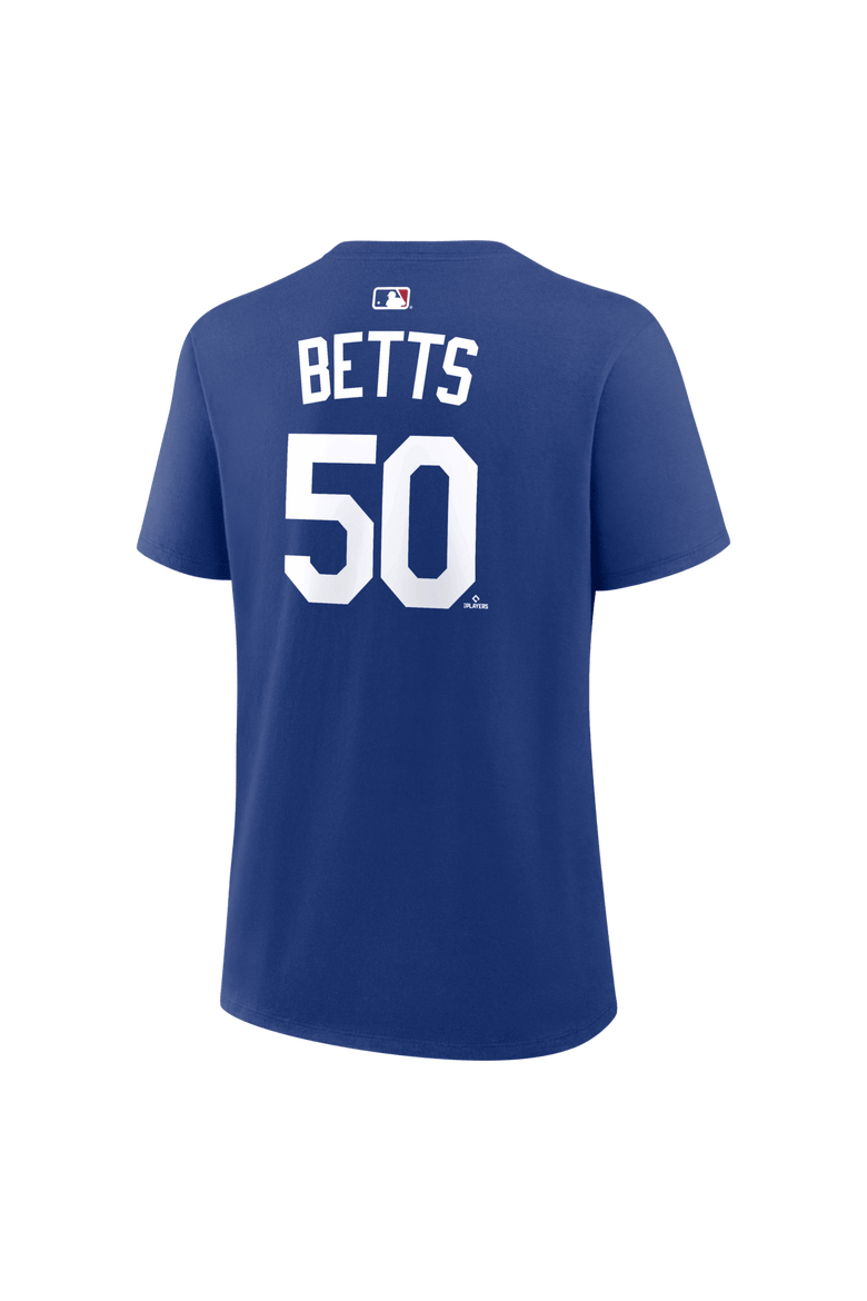 Women's Nike Mookie Betts Royal Los Angeles Dodgers Name & Number T-Shirt, Alternate, color, Royal
