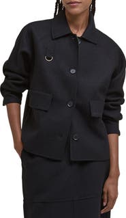 Barbour Leonie Wool Blend Overshirt