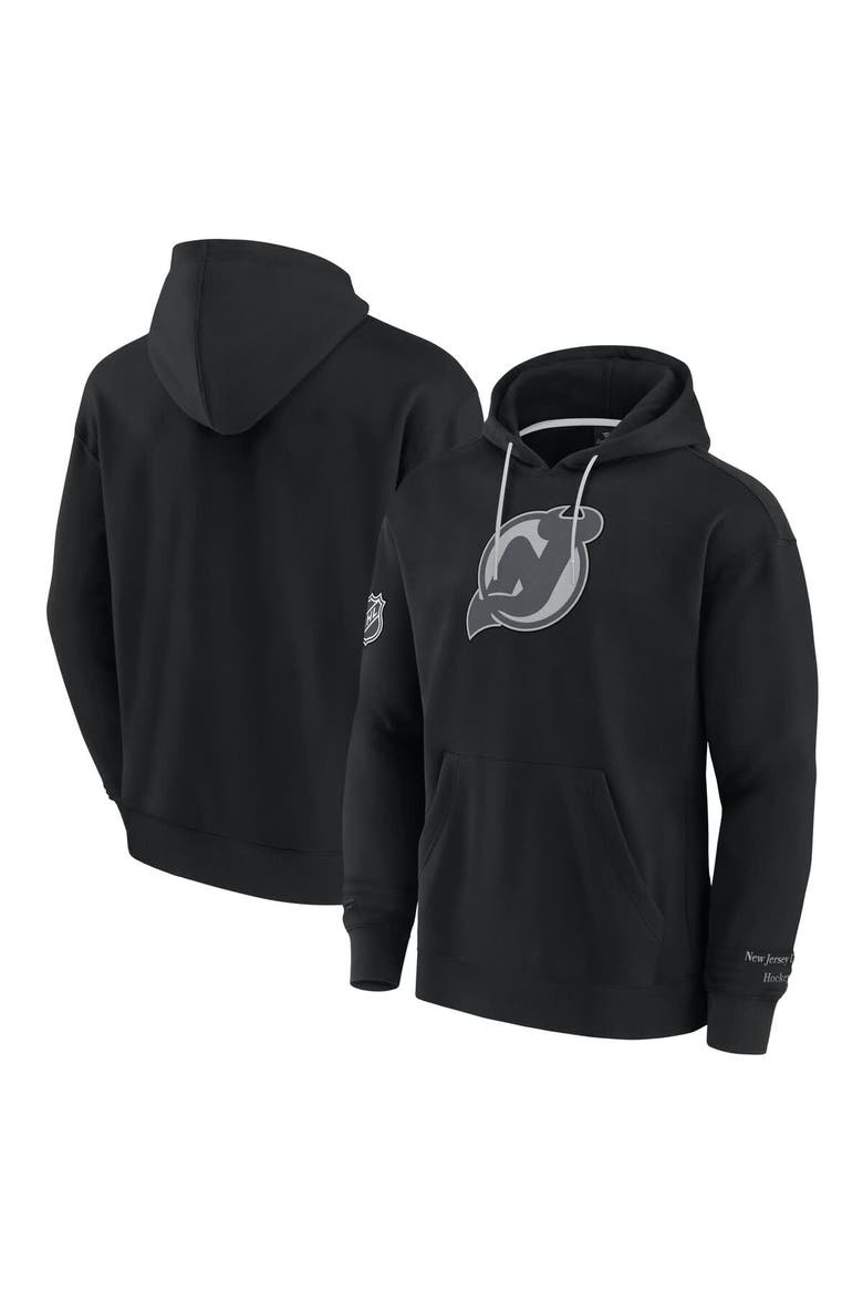 Men's Fanatics Black New Jersey Devils Elements Pace Pullover Hoodie, Main, color, Black