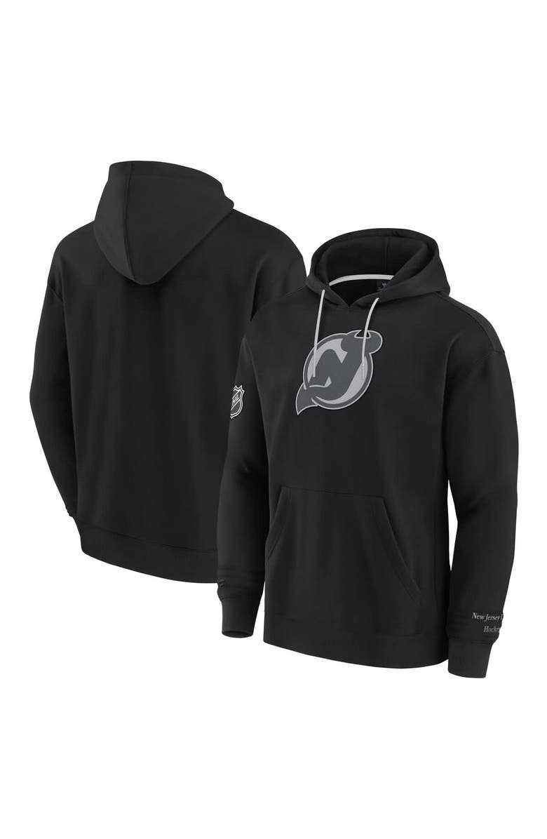 FANATICS Men's Fanatics Black New Jersey Devils Elements Pace Pullover Hoodie, Main, color, Black