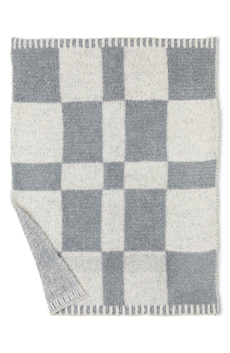 Barefoot Dreams<sup>®</sup> CozyChic<sup>®</sup> Check Stroller Blanket, Main, color,