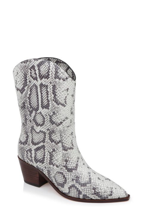 Claude Pointed Toe Western Boot (Women)