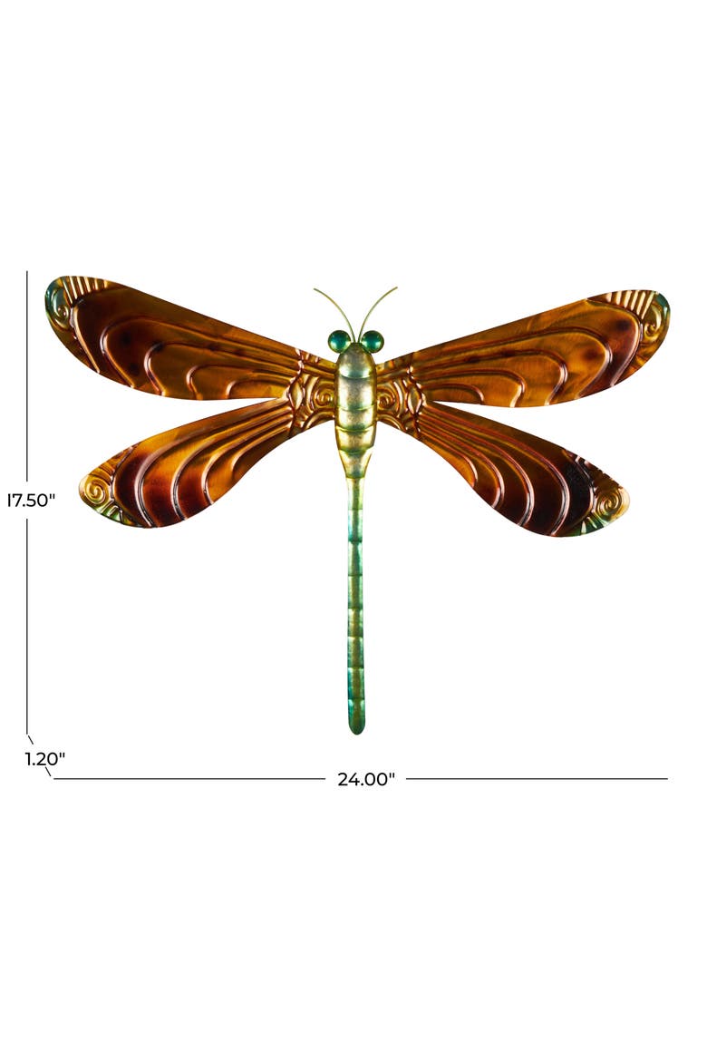 Dragonfly Wall Decor, Alternate, color, MULTI COLORED