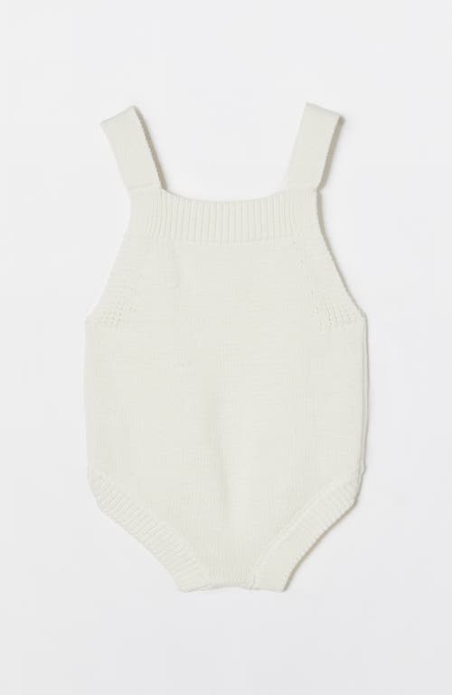 Cotton On Kids Organic Knit Bubbbysuit In Milk