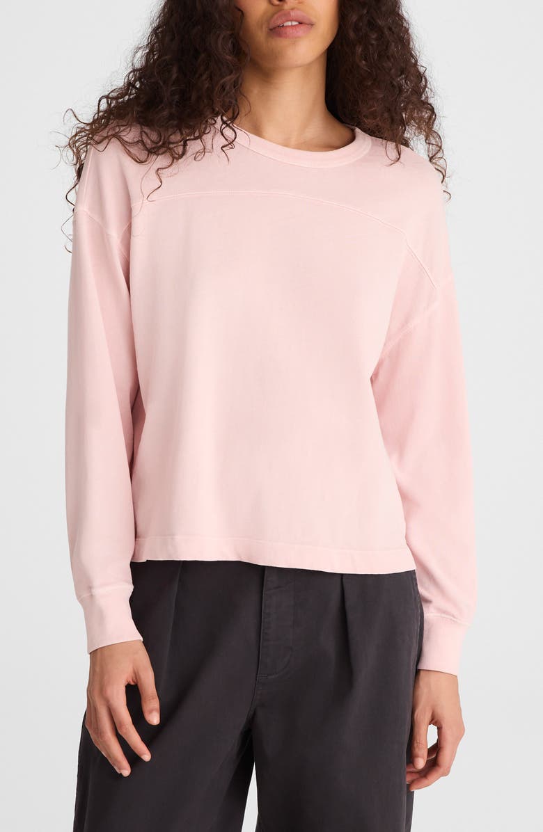 Madewell The Relaxed Crewneck Sweatshirt, Main, color, Subtle Blossom