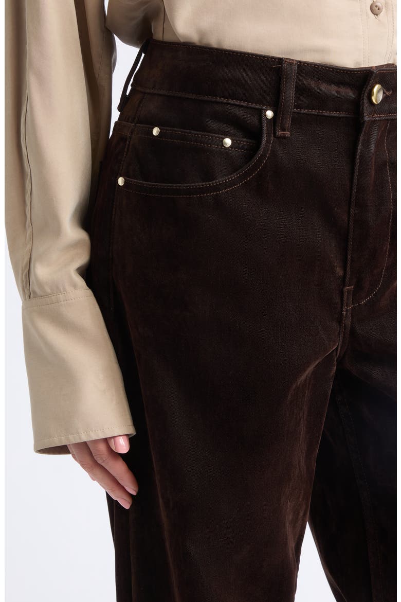 Rider Wide Leg Jeans, Alternate, color, TOBACCO