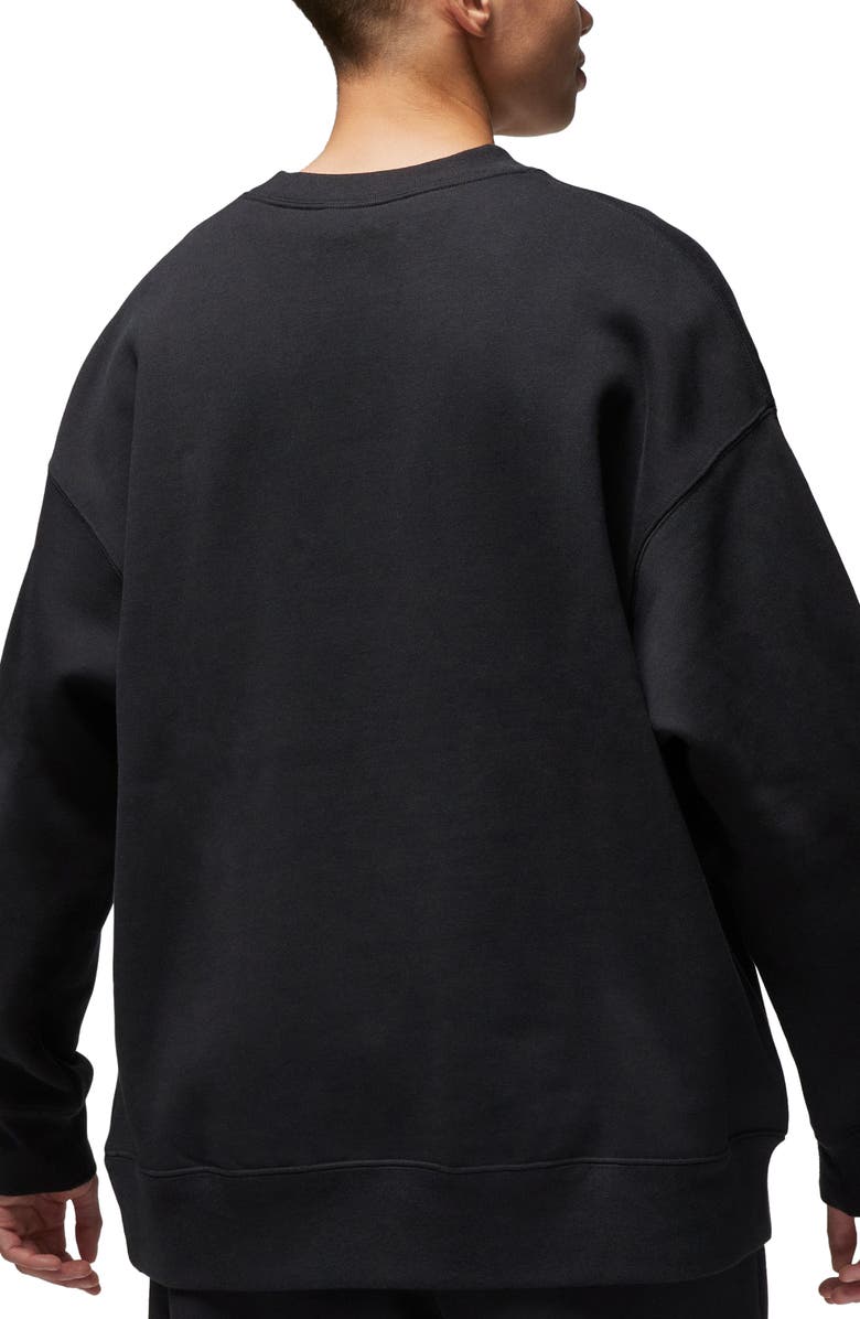 Jordan Flight Fleece Oversize Crewneck Sweatshirt, Alternate, color,