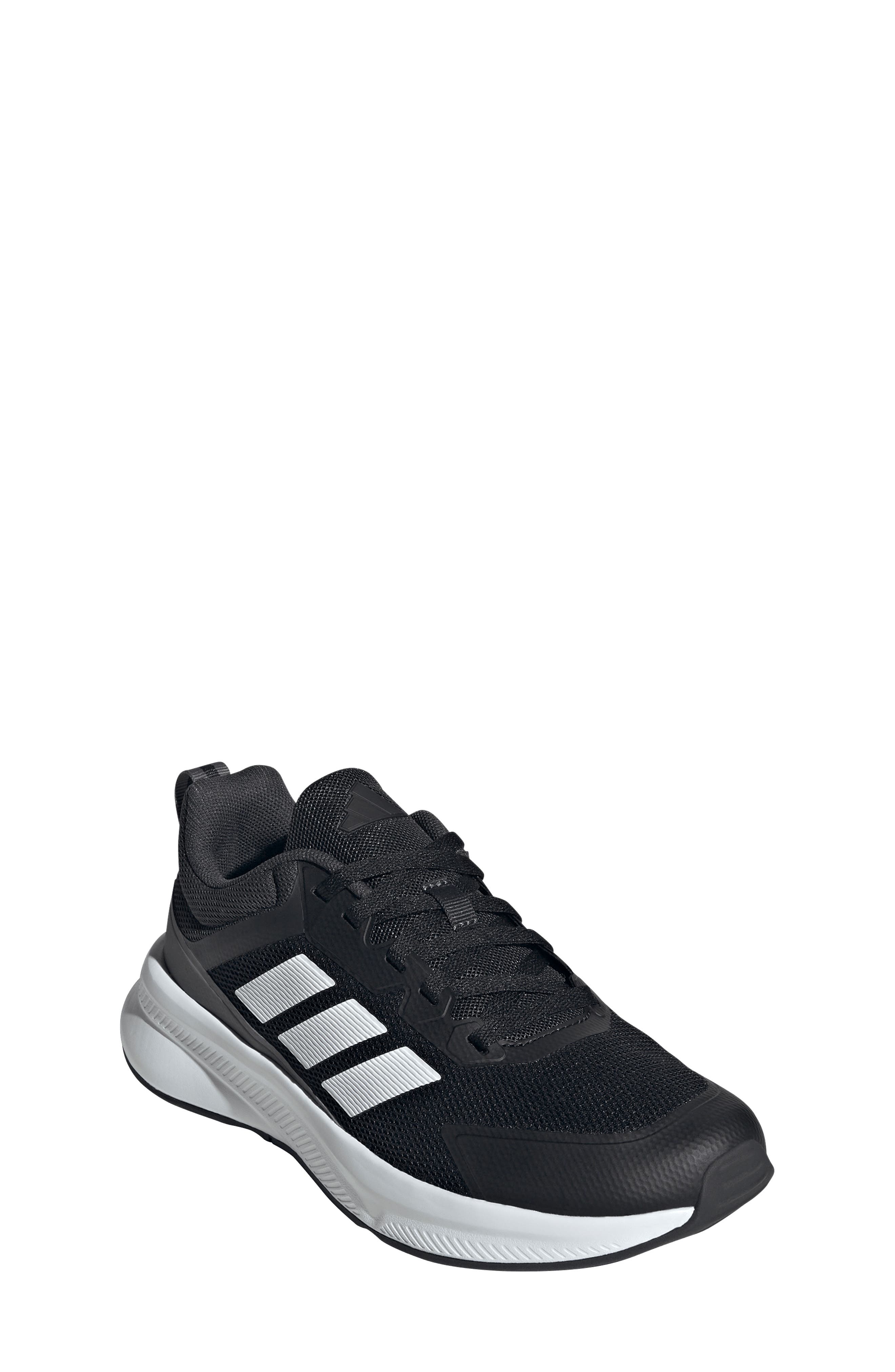 adidas Kids' Fortarun 4.0 Sneaker, Main, color, Black/ White/ Carbon