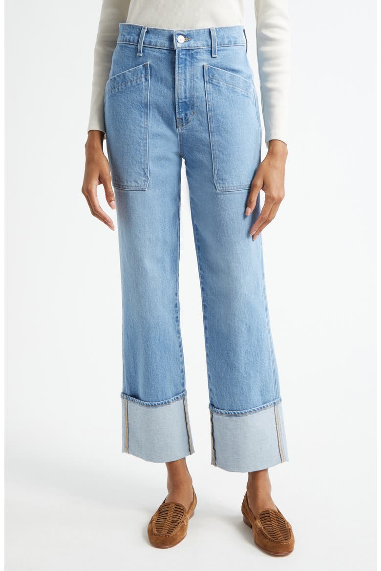 Dylan Cuffed Cargo Jeans, Main, color, ICEBERG